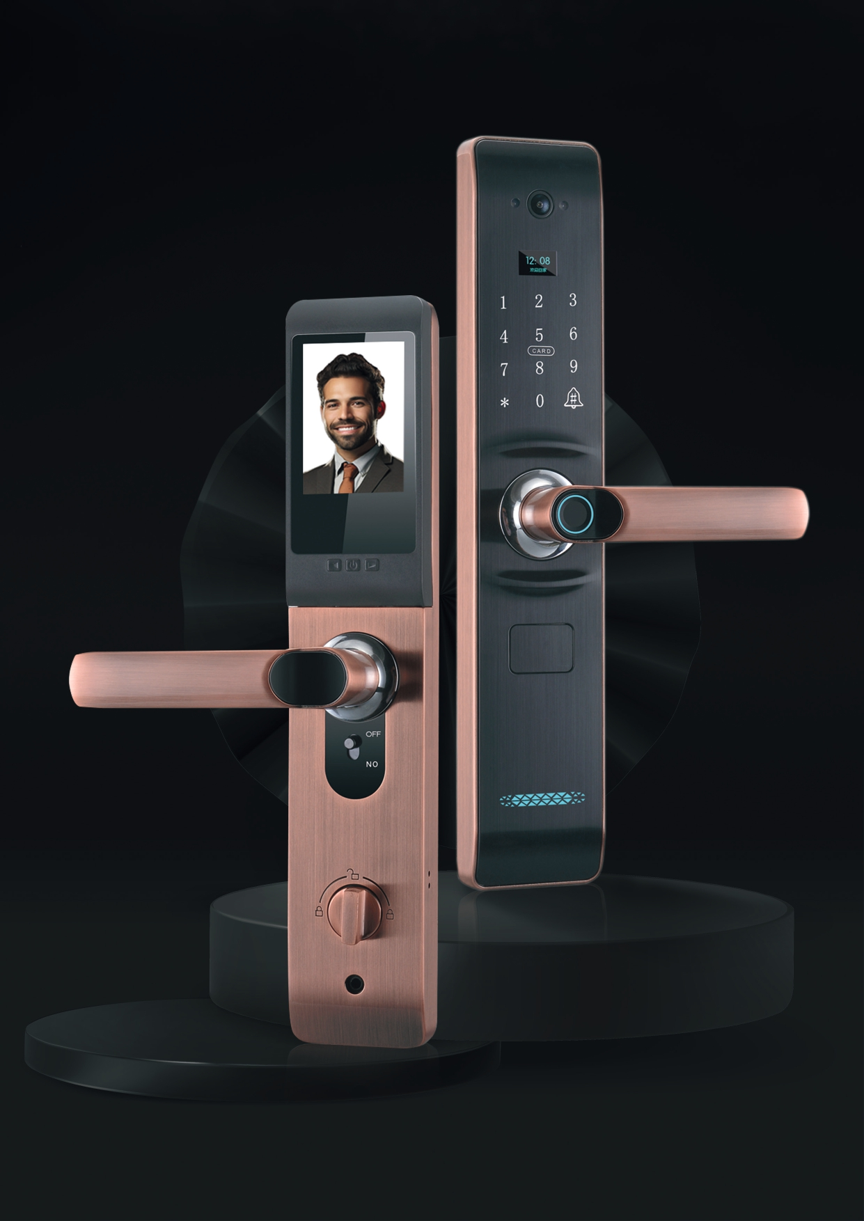 Smart Touch Digital Lock Pro - Keyless Entry | Universal Steel Doors Trichy