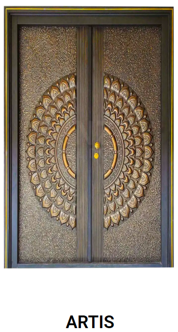 Modern Minimalist Steel Door - Model D4 | Universal Steel Doors