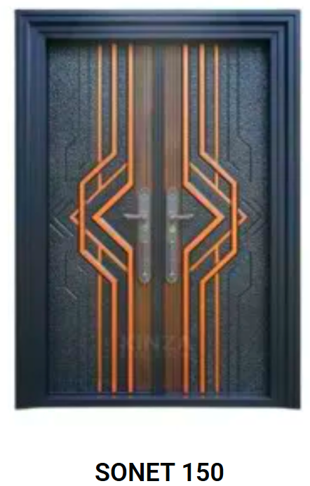Minimalist Semi Luxury Steel Door Model 012 | Universal Steel Doors