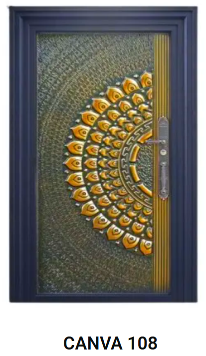 Premium Semi Luxury Steel Door Model 016 | Universal Steel Doors