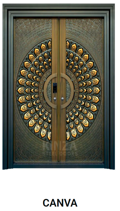 Elegant Semi Luxury Steel Door Model 002 | Universal Steel Doors