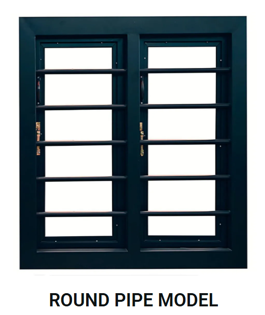 Security Steel Window with Grills - Maximum Protection | Universal Steel Doors
