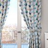 ABSTRACT TRIANGLE SET OF 2 WINDOW CURTAIN