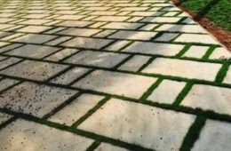 Marble stone walkway tiles