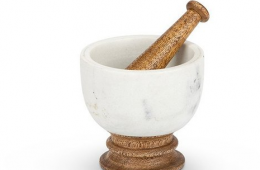 Marble Mortar and Pestle