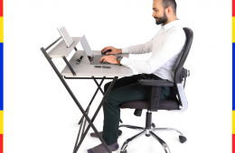 Futura Premium Grey – A Productive Folding Desk